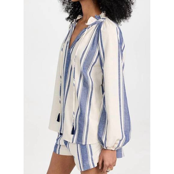 NEW NATALIE MARTIN penny blouse in french blue - Picture 4 of 4